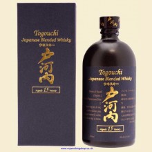 Togouchi Aged 15 Years Japanese Blended Whisky 70cl Bottle 43.8%